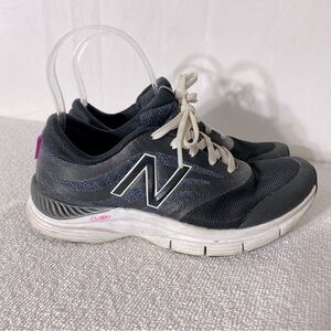 New Balance Black Grey Trainers Activewear Sneakers Running Shoes 6
